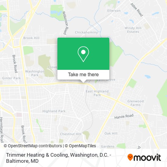Mapa de Trimmer Heating & Cooling