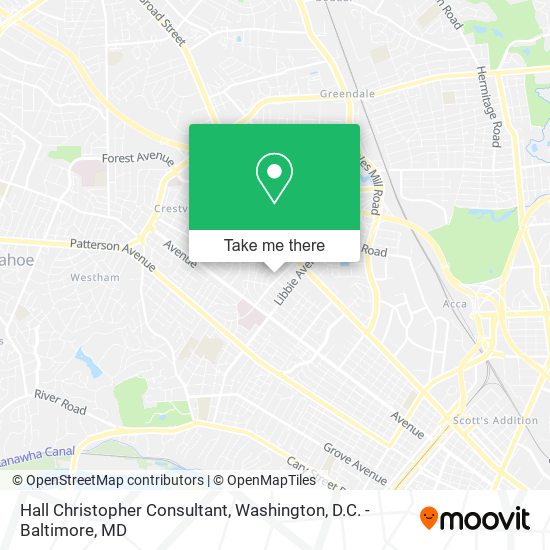 Hall Christopher Consultant map