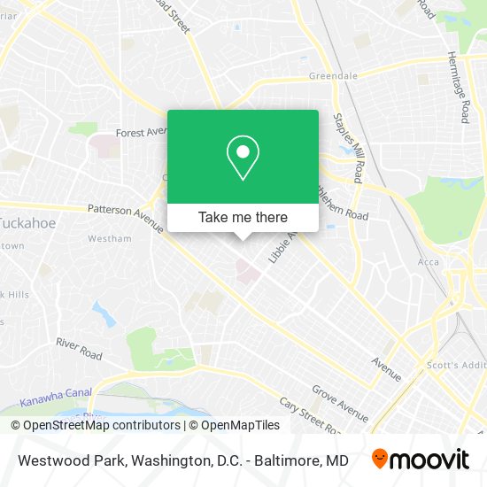 Mapa de Westwood Park