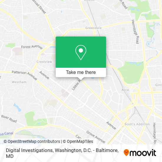 Digital Investigations map