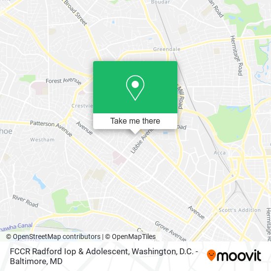 Mapa de FCCR Radford Iop & Adolescent