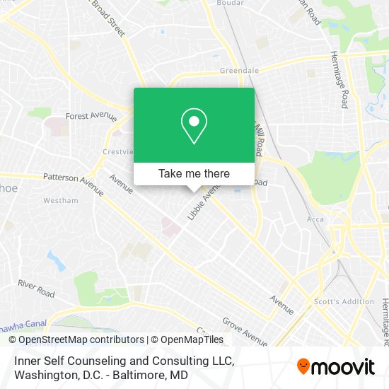 Inner Self Counseling and Consulting LLC map