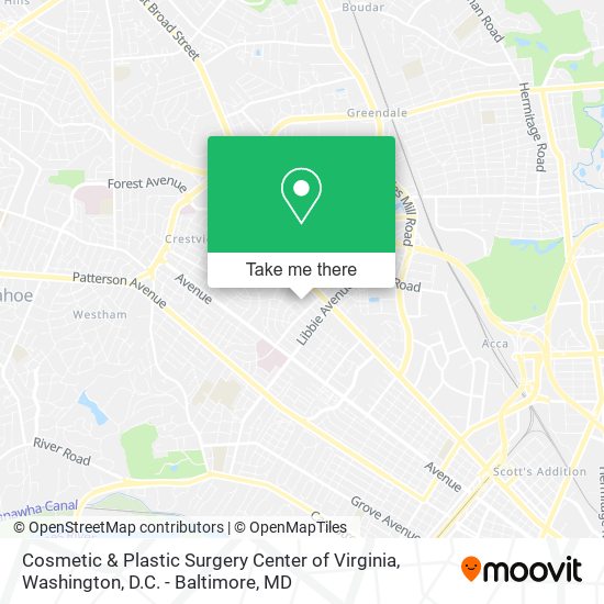 Cosmetic & Plastic Surgery Center of Virginia map
