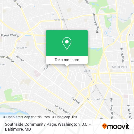 Southside Community Page map