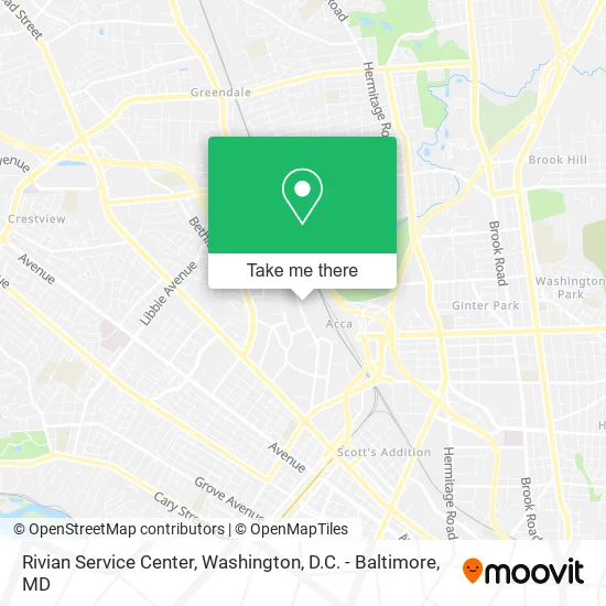 Rivian Service Center map