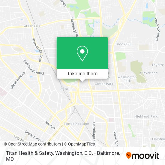 Titan Health & Safety map