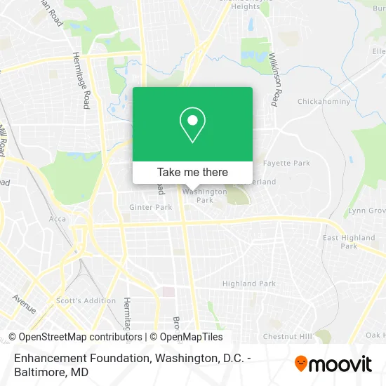 Enhancement Foundation map