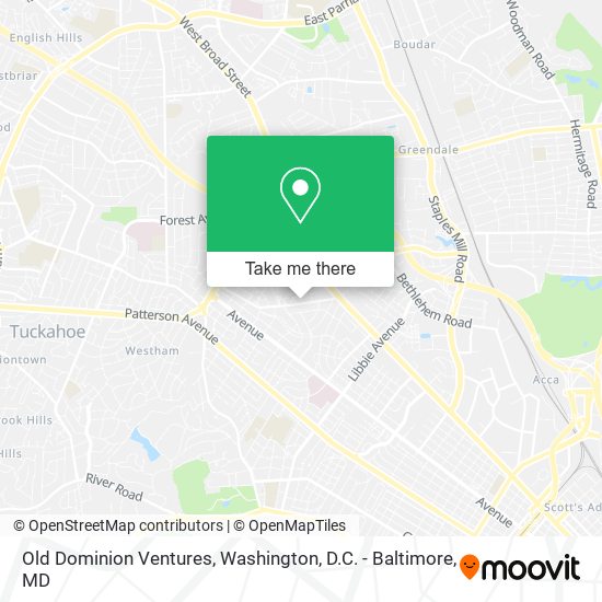 Old Dominion Ventures map