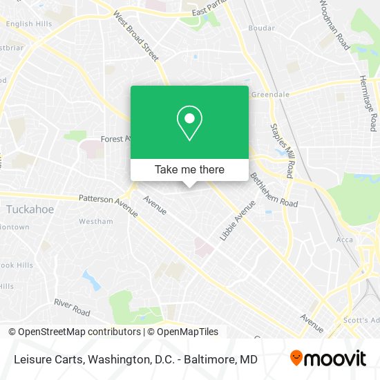 Leisure Carts map