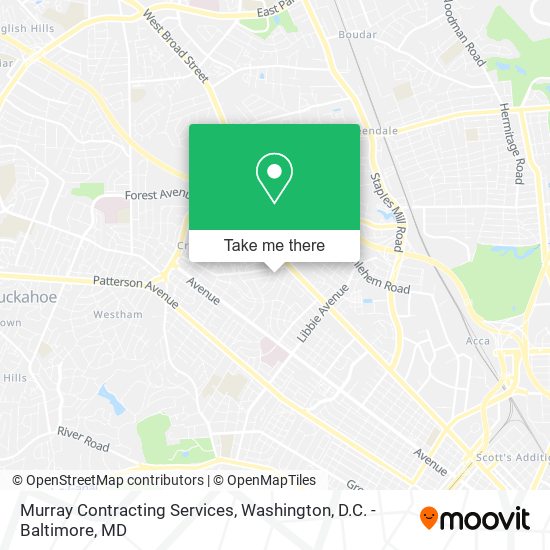 Murray Contracting Services map