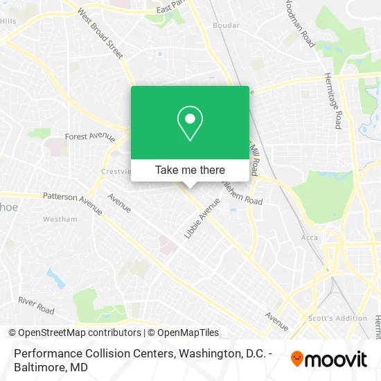 Mapa de Performance Collision Centers