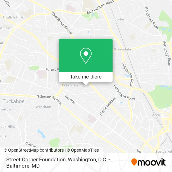 Street Corner Foundation map