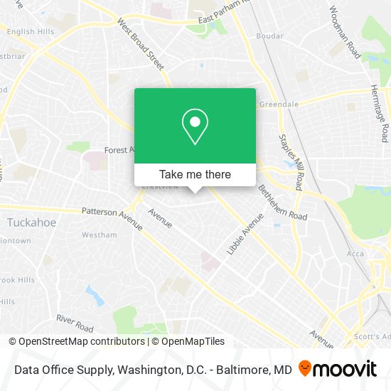 Data Office Supply map