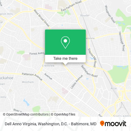 Dell Anno Virginia map