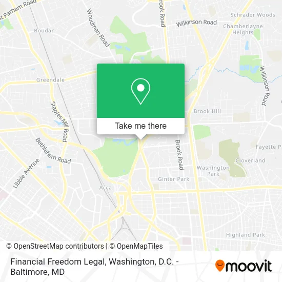Financial Freedom Legal map