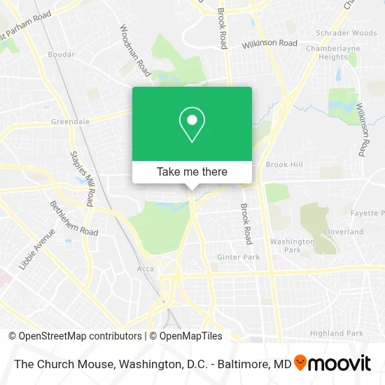 The Church Mouse map