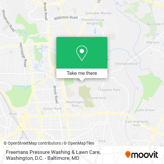 Freemans Pressure Washing & Lawn Care map