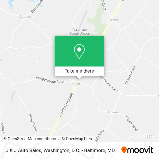 J & J Auto Sales map