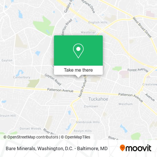 Bare Minerals map