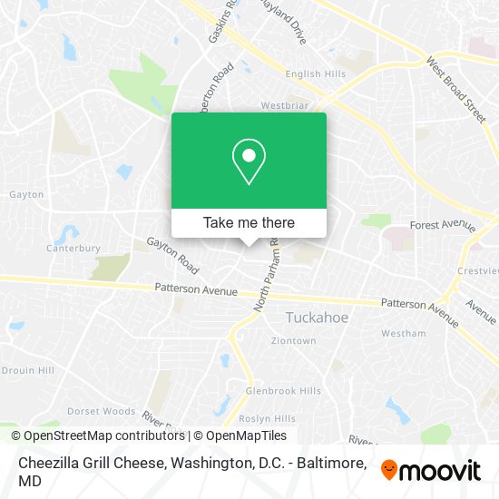 Mapa de Cheezilla Grill Cheese