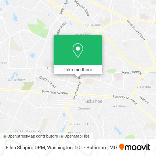 Mapa de Ellen Shapiro DPM