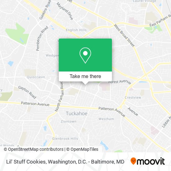 Mapa de Lil' Stuff Cookies