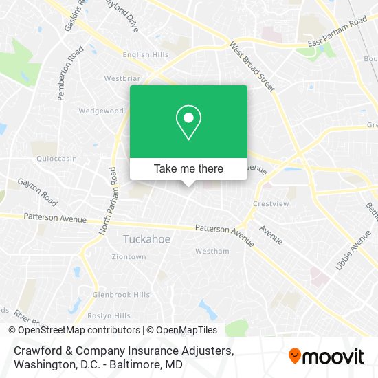 Mapa de Crawford & Company Insurance Adjusters