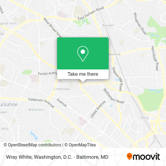 Wray White map