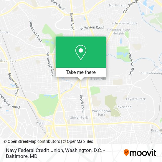 Navy Federal Credit Union map
