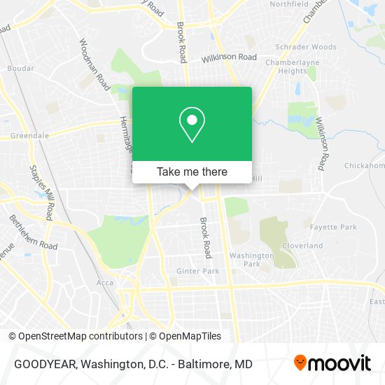 GOODYEAR map