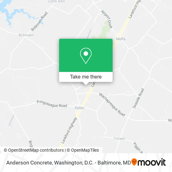 Anderson Concrete map