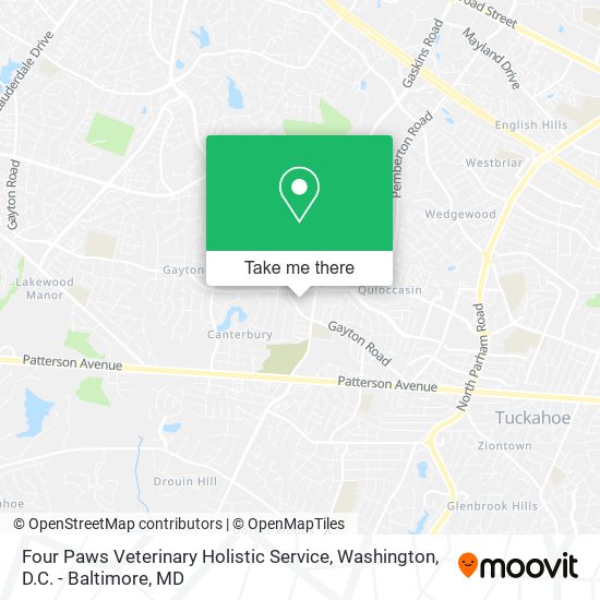 Four Paws Veterinary Holistic Service map