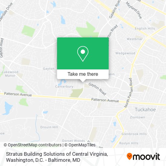 Mapa de Stratus Building Solutions of Central Virginia