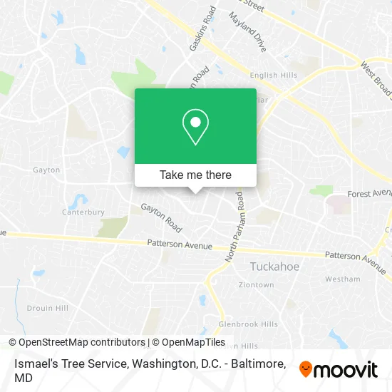 Mapa de Ismael's Tree Service