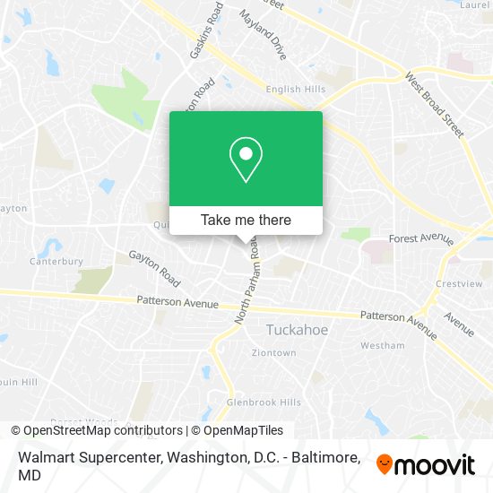 Walmart Supercenter map
