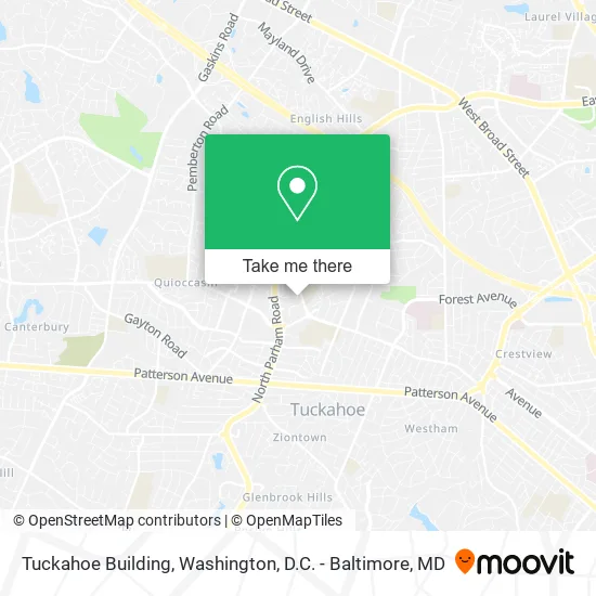 Tuckahoe Building map
