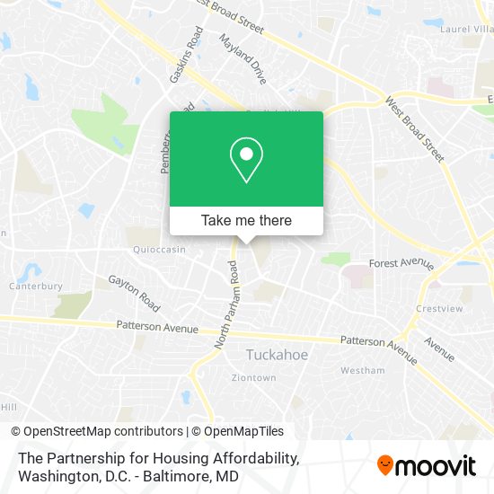 The Partnership for Housing Affordability map