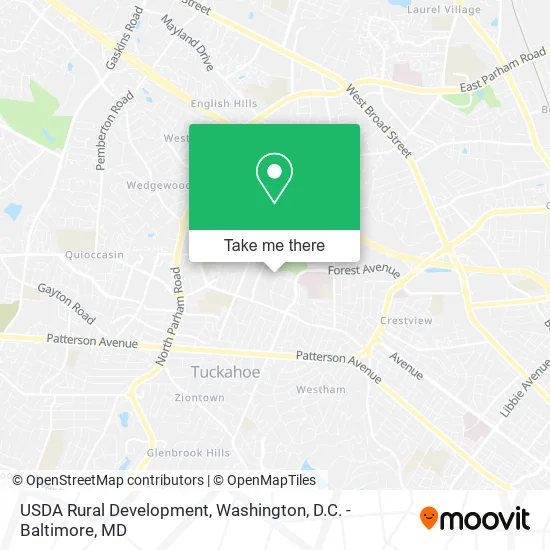 USDA Rural Development map