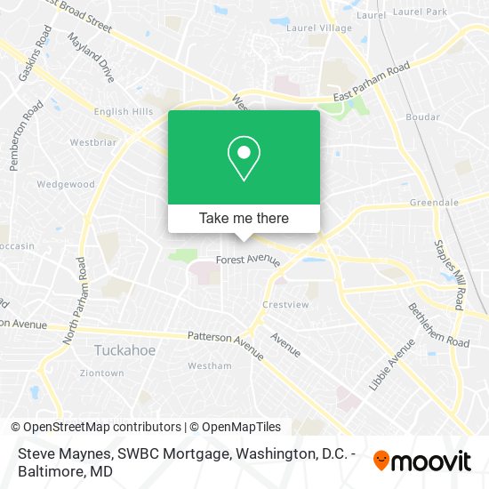 Steve Maynes, SWBC Mortgage map