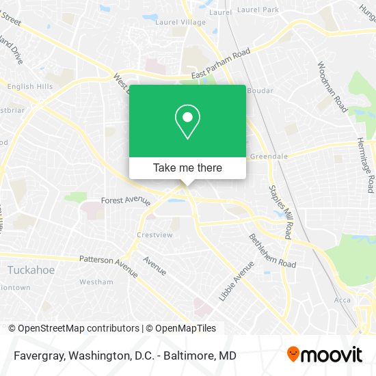 Favergray map