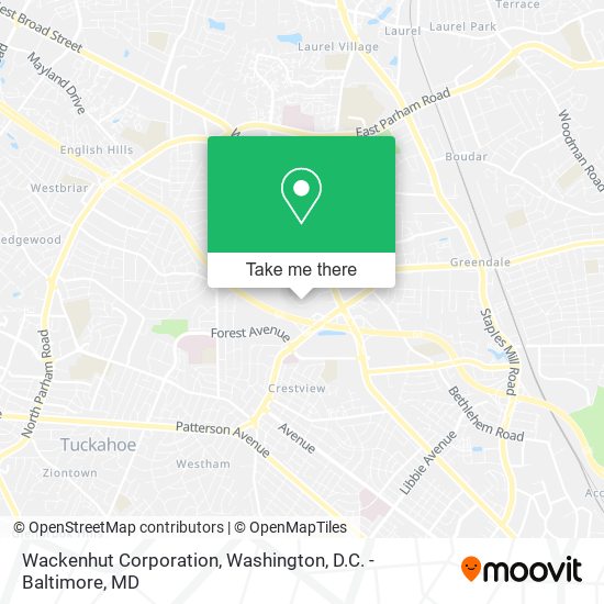 Wackenhut Corporation map