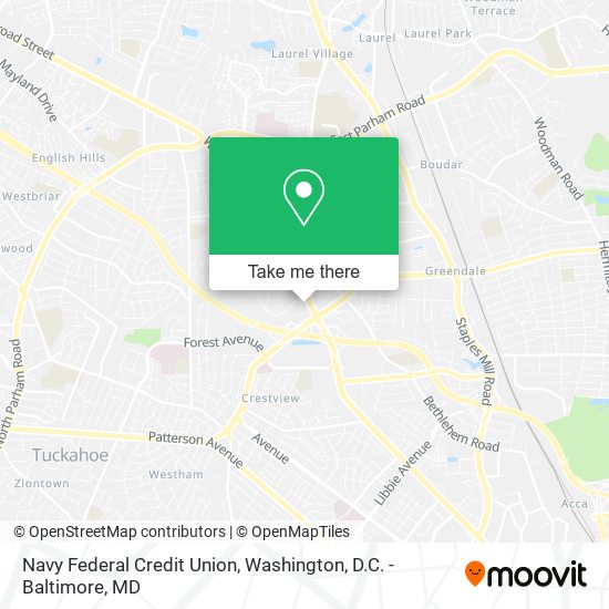 Navy Federal Credit Union map