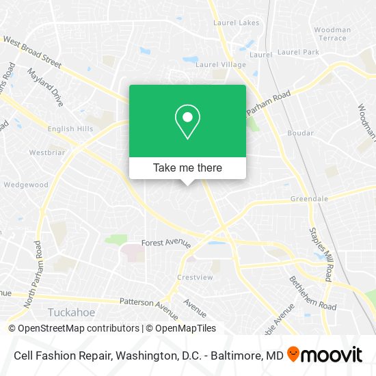Mapa de Cell Fashion Repair
