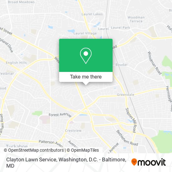 Mapa de Clayton Lawn Service