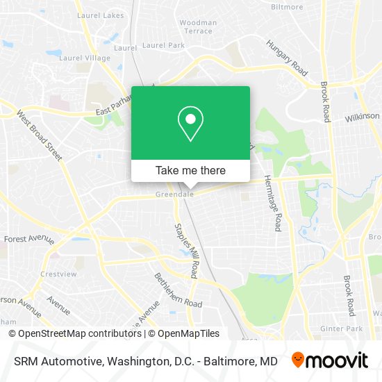 SRM Automotive map
