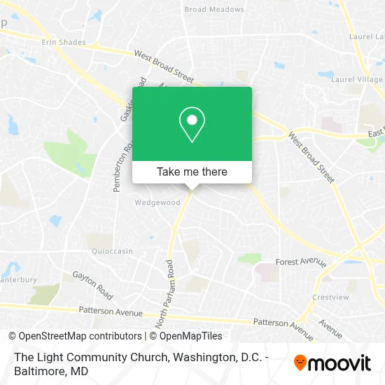 The Light Community Church map