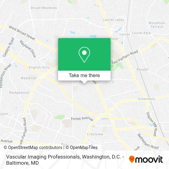 Vascular Imaging Professionals map