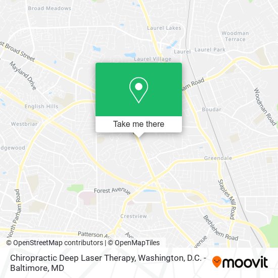 Chiropractic Deep Laser Therapy map