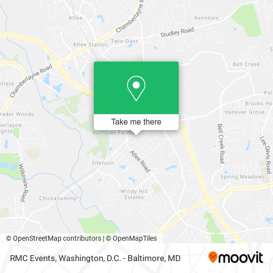 Mapa de RMC Events