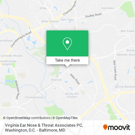Virginia Ear Nose & Throat Associates PC map